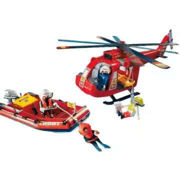   Playmobil 4428 Vízimentők mentőhelikopterrel és mentőhajóval