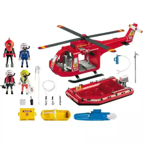 Playmobil 4428 Vízimentők mentőhelikopterrel és mentőhajóval