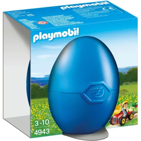Playmobil 4943 Kisfiú traktorral húsvéti tojásban
