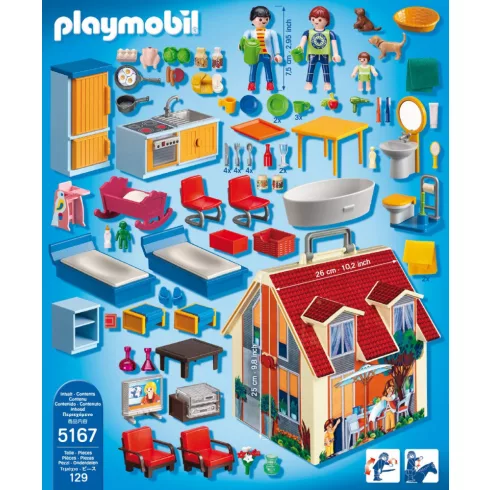 Playmobil 5167 Hordozható babaház