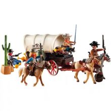 Playmobil 5248 Vadnyugati banditák ponyvás kocsival
