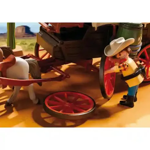Playmobil 5248 Vadnyugati banditák ponyvás kocsival