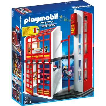 Playmobil 5361 Tűzoltó parancsnokság szirénával