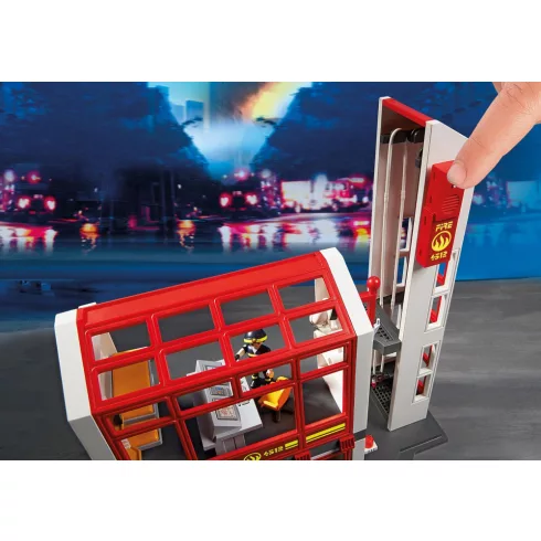 Playmobil 5361 Tűzoltó parancsnokság szirénával