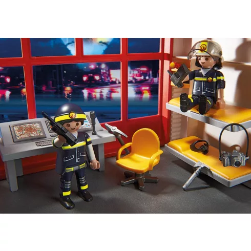 Playmobil 5361 Tűzoltó parancsnokság szirénával