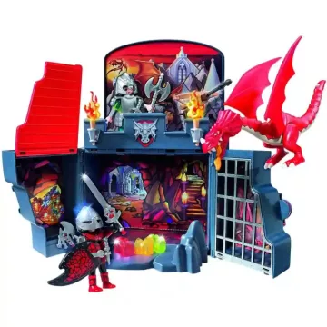 Playmobil 5420 Hordozható sárkánycella lovagokkal