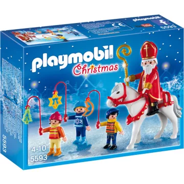   Playmobil 5593 Karácsony - Szent Miklós és gyermekkísérete