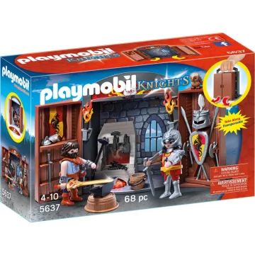 Playmobil 5637 Hordozható lovagi kovácsműhely