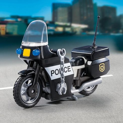 Playmobil 5648 Motoros rendőr hordozható táskában