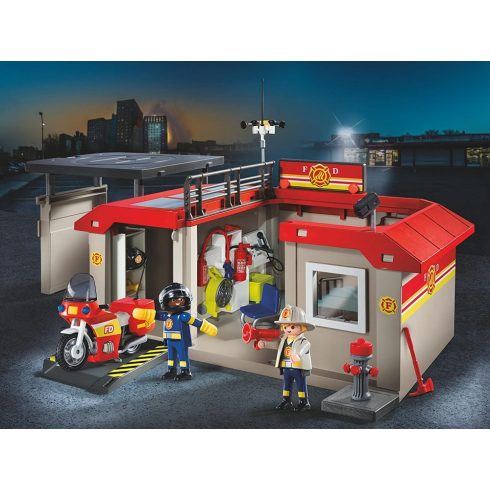 Playmobil 5663 Hordozható tűzoltóság
