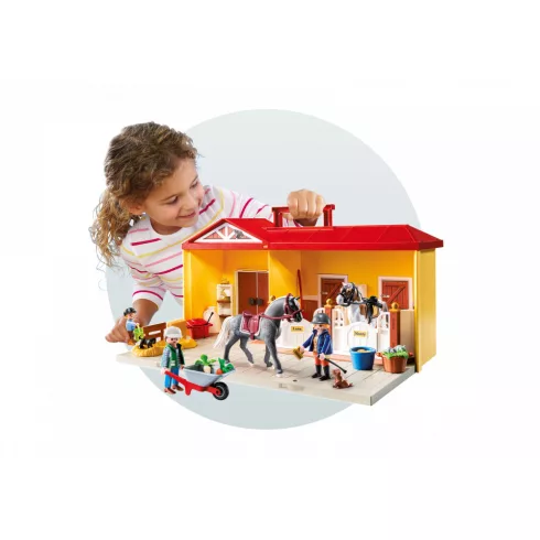 Playmobil 5671 Hordozható lovarda