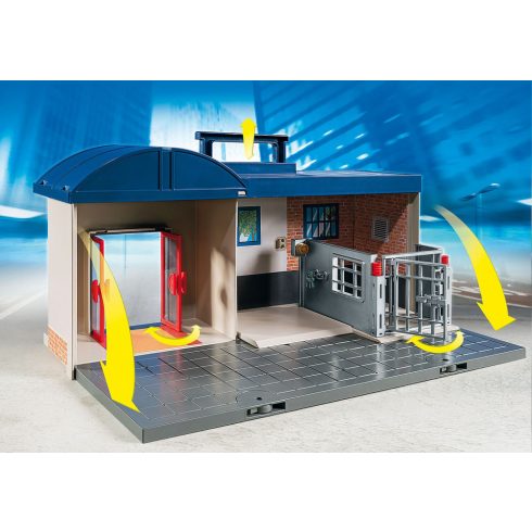 Playmobil 5689 Hordozható rendőrség börtönnel