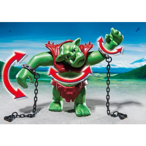 Playmobil 6004 Óriás troll törpeharcosokkal