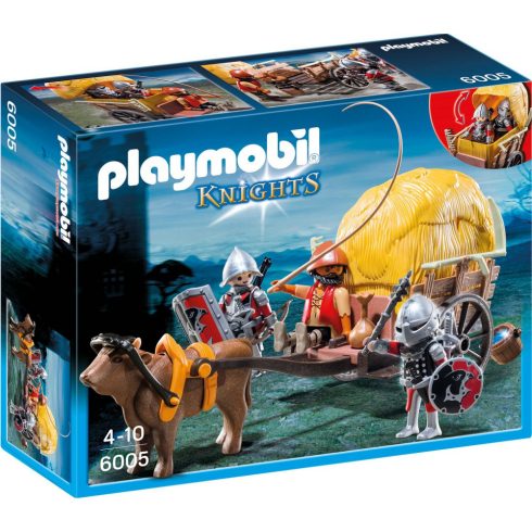 Playmobil 6005 Szalmaszállító sólyomlovagok