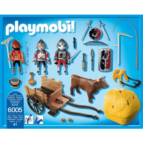 Playmobil 6005 Szalmaszállító sólyomlovagok