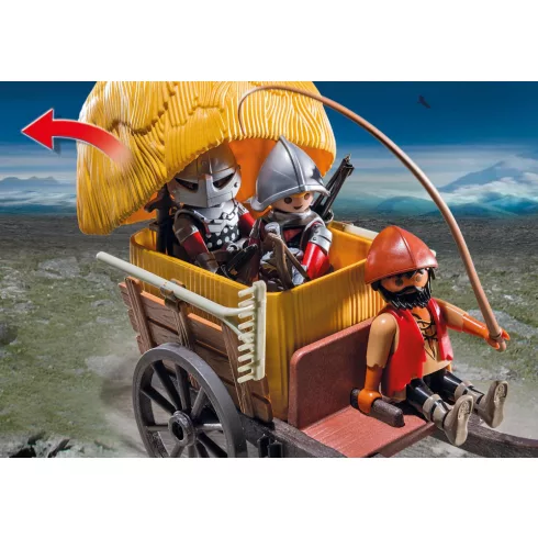 Playmobil 6005 Szalmaszállító sólyomlovagok