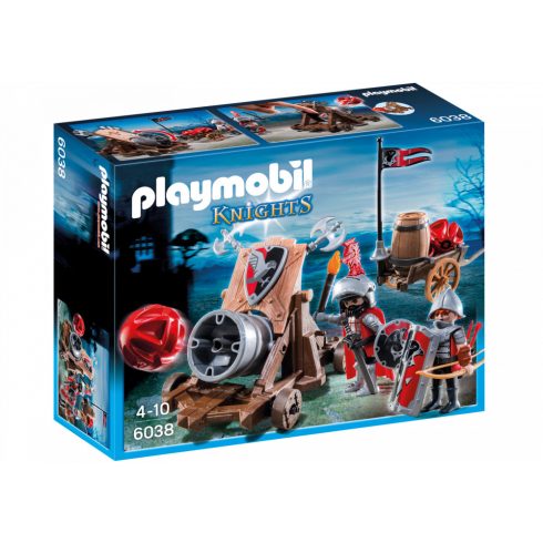 Playmobil 6038 Tűzgolyós faltörő sólyomlovagokkal