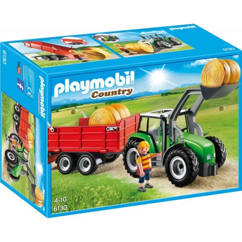 Playmobil 6130 Bálaszállító traktor pótkocsival