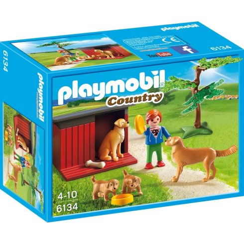Playmobil 6134 Golden retriever kutyacsalád