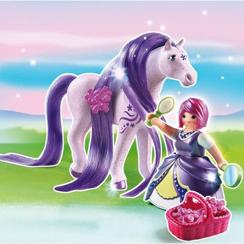 Playmobil 6167 Viola hercegnő és fésülhető lova