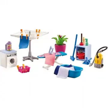   Playmobil 6557 Házimunka felszerlések (mosógép, vasaló, porszívó)