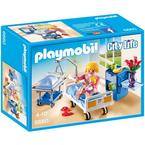 Playmobil 6660 Betegszoba babaággyal