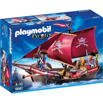 Playmobil 6681 Katonai vitorláshajó ágyúkkal