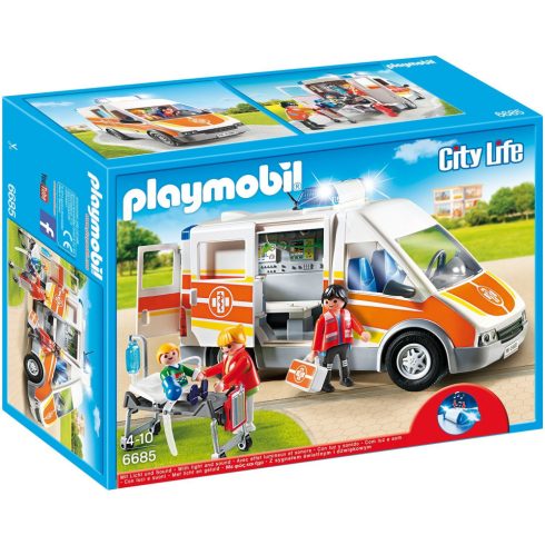 Playmobil 6685 Mentőautó hanggal és fénnyel