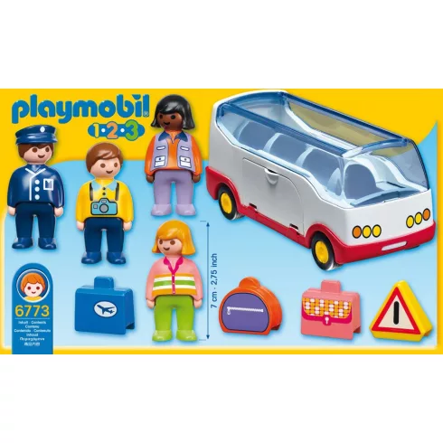 Playmobil 6773 1.2.3 Kisbusz
