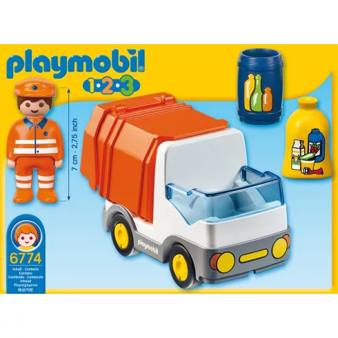 Playmobil 6774 1.2.3 Az első szemetesautóm