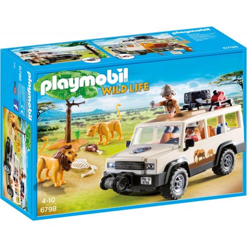 Playmobil 6798 Terepjárós szafari oroszlánokkal
