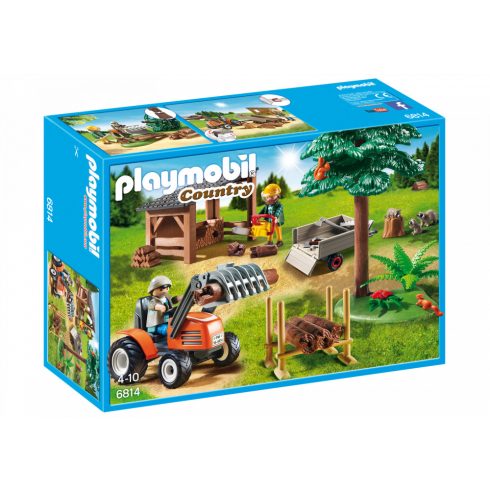 Playmobil 6814 Faszállító traktor