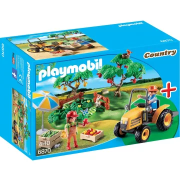 Playmobil 6870 Gyümölcsöskert traktorral