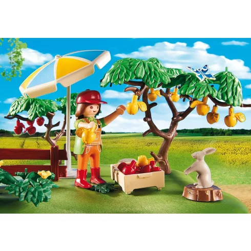 Playmobil 6870 Gyümölcsöskert traktorral