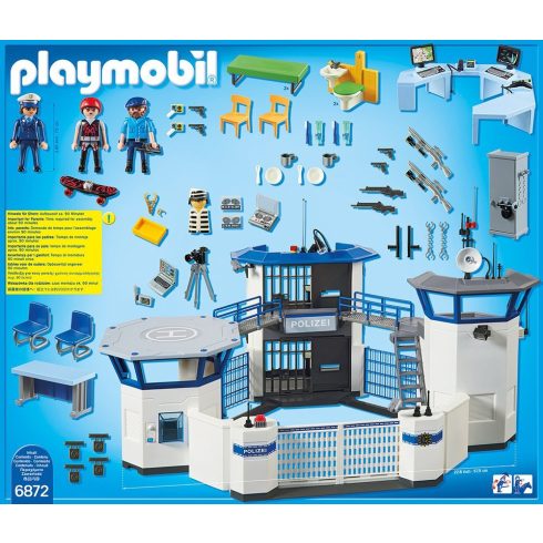 Playmobil 6872 Rendőrség cellákkal