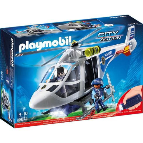 Playmobil 6874 Rendőrhelikopter keresőreflektorral