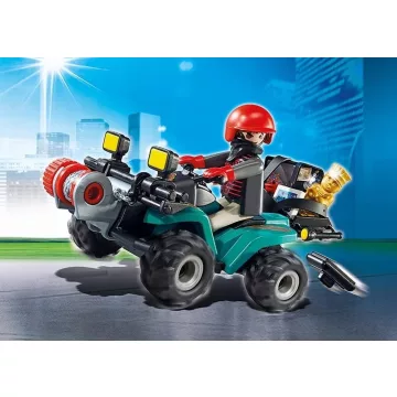 Playmobil 6879 Műkincsrabló szuper quadján