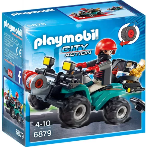 Playmobil 6879 Műkincsrabló szuper quadján