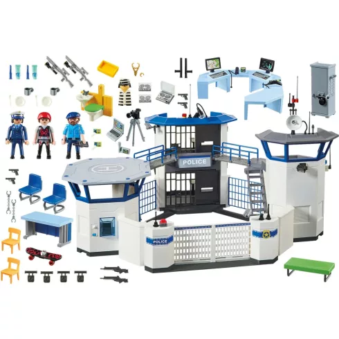 Playmobil 6919 Rendőrség cellákkal (csomagolássérült)