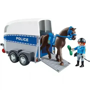 Playmobil 6922 Rendőrségi lószállító