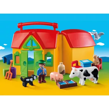 Playmobil 6962 1.2.3 Hordozható tanyácskám