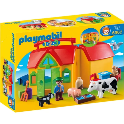 Playmobil 6962 1.2.3 Hordozható tanyácskám