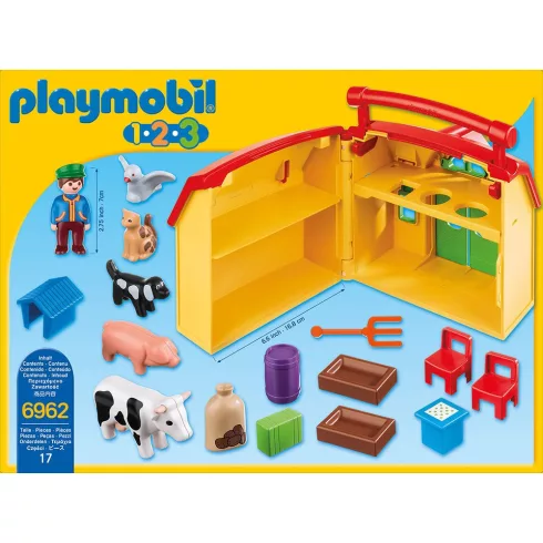 Playmobil 6962 1.2.3 Hordozható tanyácskám