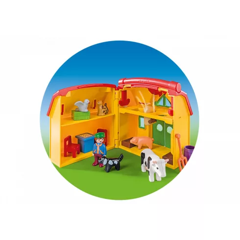 Playmobil 6962 1.2.3 Hordozható tanyácskám
