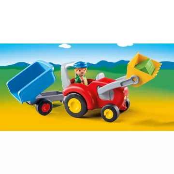 Playmobil 6964 1.2.3 Pali bácsi traktoron