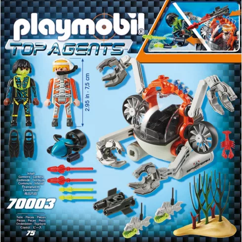 Playmobil 70003 SPY TEAM tengeralattjárója