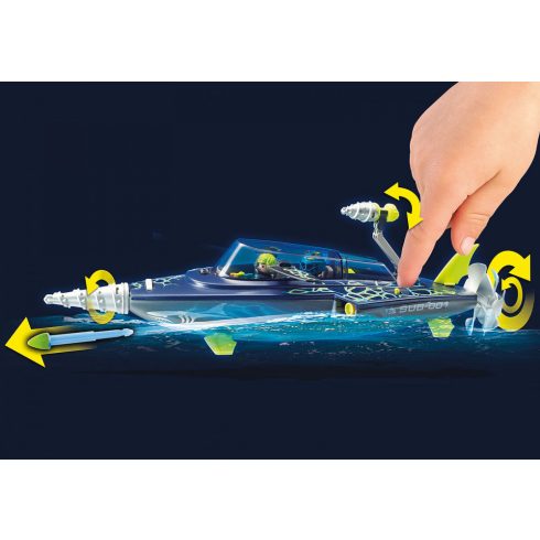 Playmobil 70005 TEAM S.H.A.R.K. Fúró rombolója