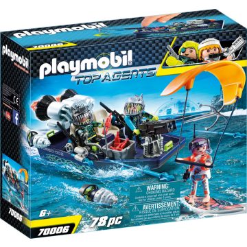 Playmobil 70006 TEAM S.H.A.R.K. Szigonyos hajója