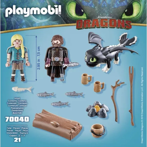 Playmobil 70040 Hablaty és Astrid bébisárkánnyal