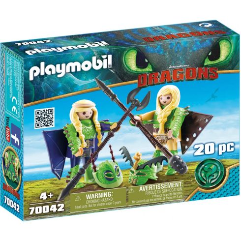 Playmobil 70042 Fafej és Kőfej szárnyas ruhában